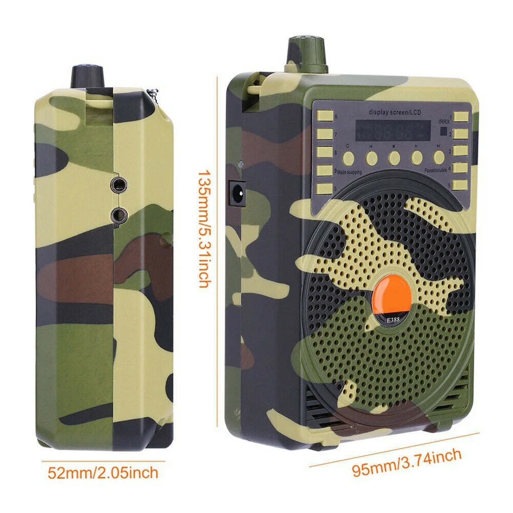 Rechargeable remote control amplifier universal outdoor hunting amplifier hunting accessories audio equipment