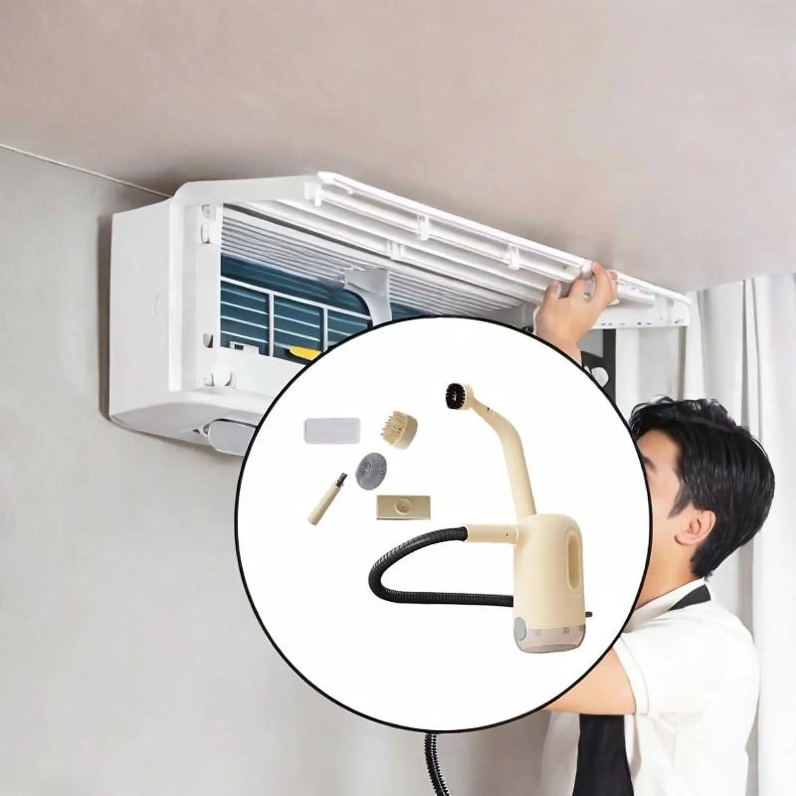 Handhold Steam Cleaner Multiuse 300ml Water Tank Sturdy Mini High-pressure Steam for Range Hood Bathroom Floor Door Frame Window Handhold Steam Cleaner Multiuse 300ml Water Tank Sturdy Mini High-pressure Steam for Range Hood Bathroom Floor Door Frame Window