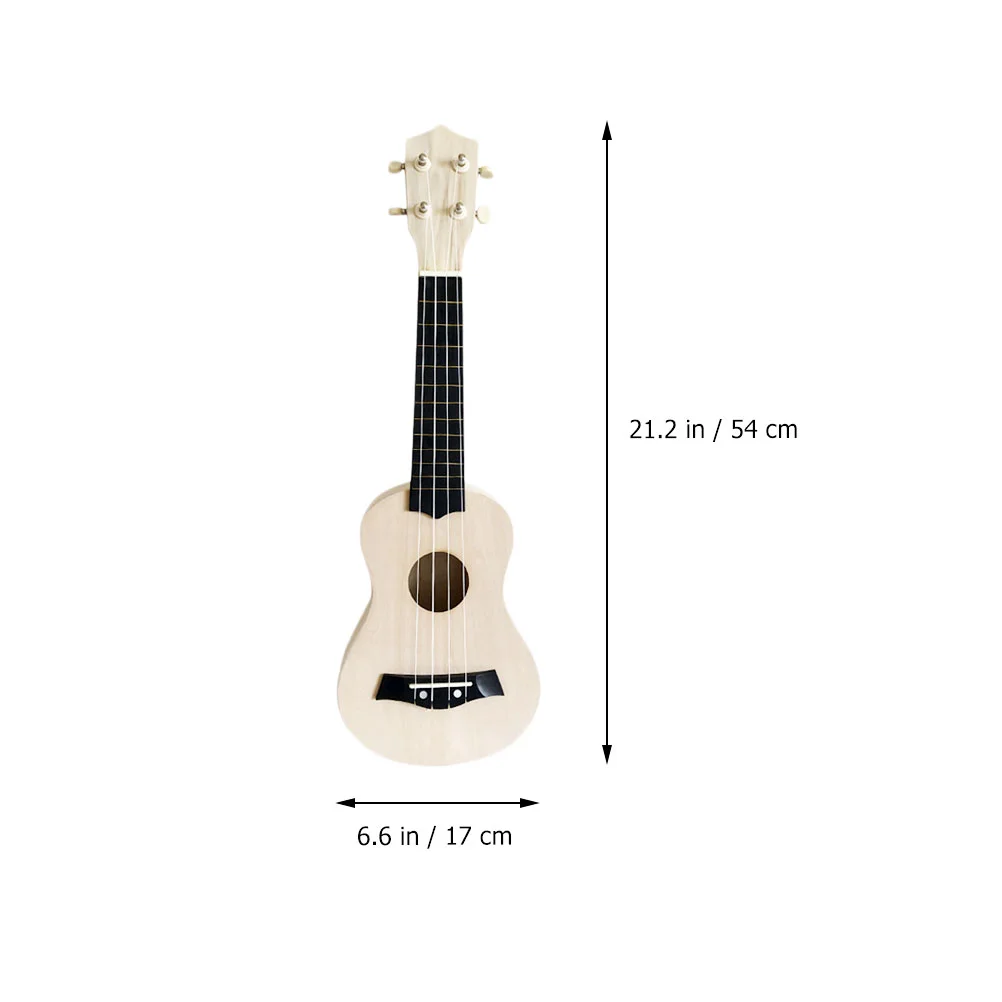 1 Set DIY Ukulele Material Kit Handmade DIY Ukulele Assembling Kit Creative Color Painting Musical Instrument Ukeleles ukulele set
