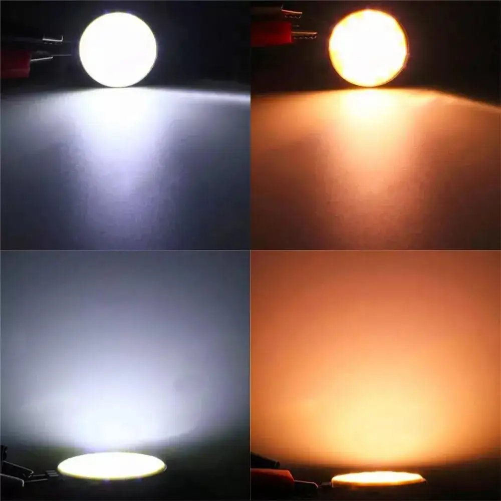 Aoyuansea LED 램프 조명 칩 스포트라이트 전구, 할로겐 교체 조명, 순수 따뜻한 흰색 조명 장식 램프, G4 COB, 1.5W, DC 12V, 5 개