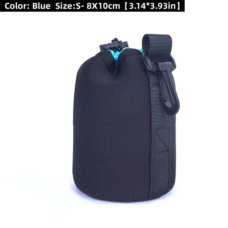 RF11 Kamera Lens Kılıfı Çanta Su Geçirmez Video Lens Yumuşak İpli Koruyucu Kılıf Canon Sony Nikon için Çoğu Dijital SLR Kamera