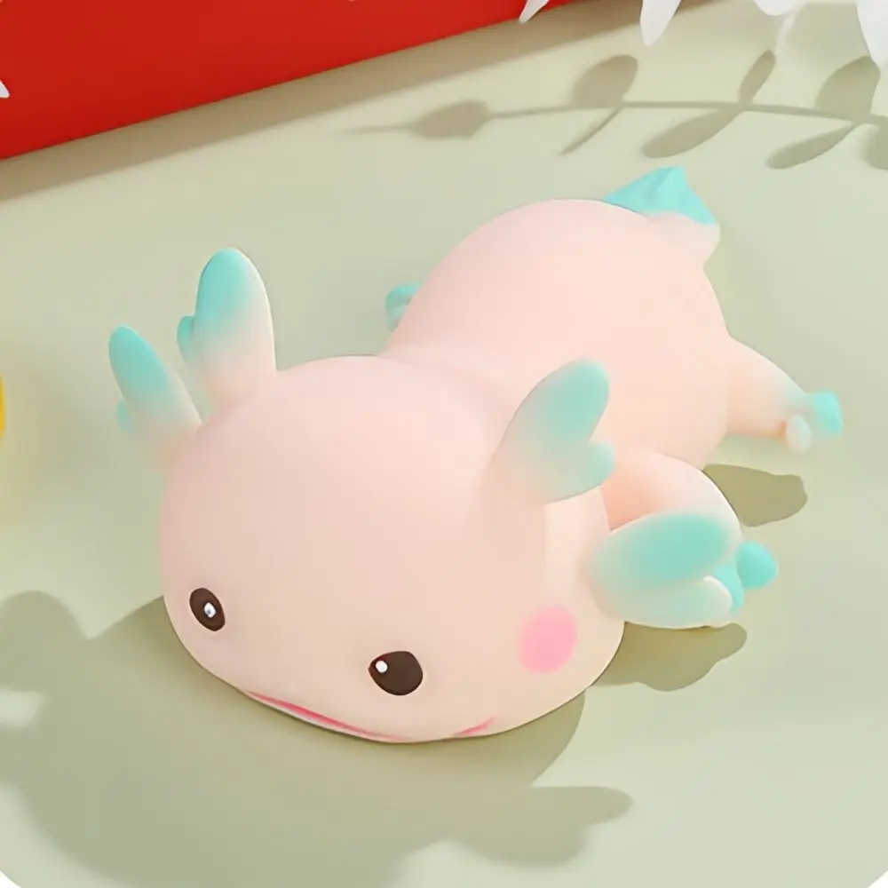 Cute Axolotl Squeeze Toys Stretch Design Fidget Doll Cartoon Fish Squishy Toy Stress Relief Multiple Color Slow Rebound Toys