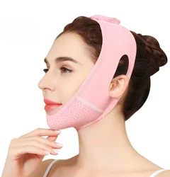 V - Line Face Lifting and Slimming Bandage - Anti - Wrinkle Beauty Mask Strap (Pink)