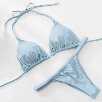 HAWILAND Bikini dames set push-up badmode kleurblok