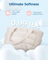 BAGSMART-Sac fourre-tout grande capacité pour femme, sac à main polyvalent, sac à provisions, sac de travail pour commpiedmont, classe étudiante 4
