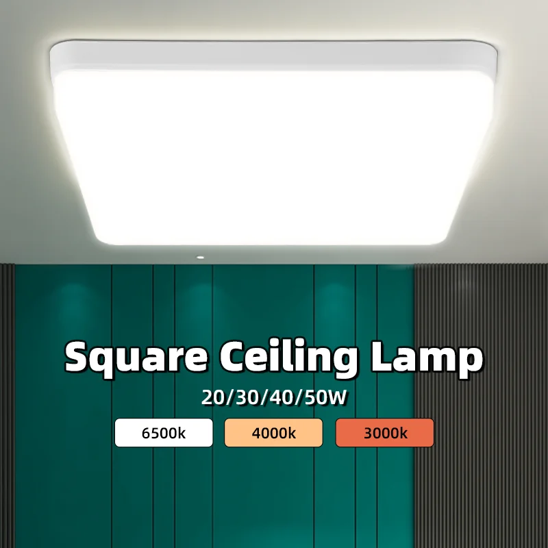 CY Square Led Ceiling Lamp For Kitchen Living Room