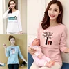 1pc Fashoin Maternity Clothings Nursing Mom Shirt Long Sleeve Pregnant Shirt Spring and Autumn Plus Size Maternity Clothes 1