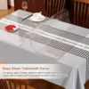 1.5mm Thick Clear Table Cover Protector for Dining Room Table Plastic Cover