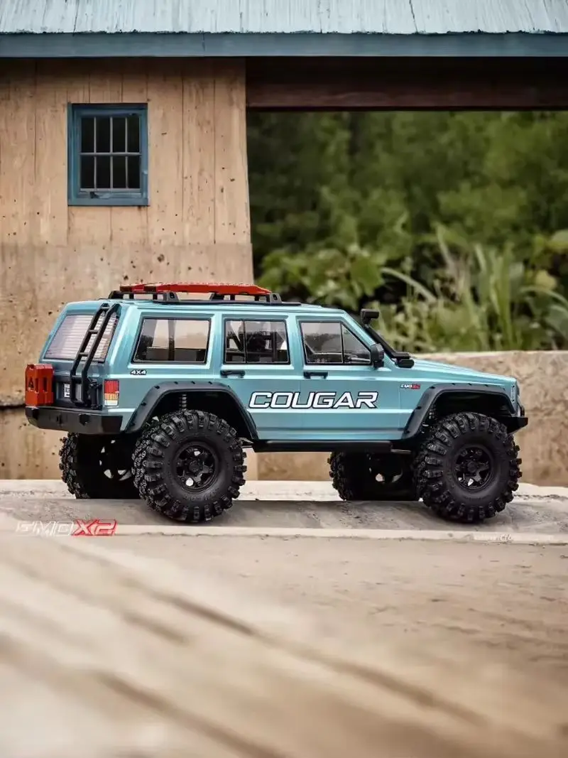 Crossrc1: 8new Remote Control Emo X2 Lion 1/8 Climbing Vehicle Off Road Rtr Differential Lock Dual Speed Door Bridge Wade Throat 3
