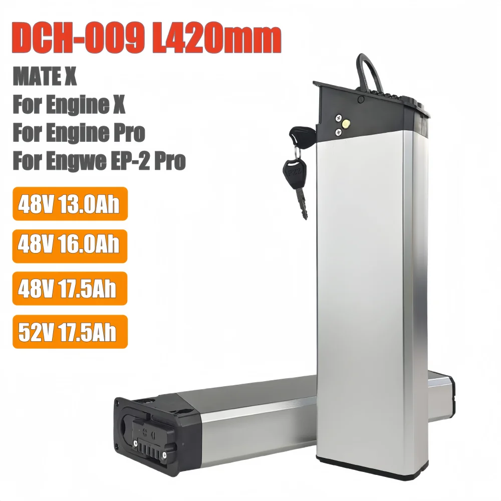 Aleaivy DCH-009 48V 52V replacement ebike battery for Engwe EP-2 Pro and MATE X