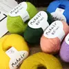 1Pc 25g Mohair Yarn hand knitting Soft Mohair Crochet yarn For knit lana crochet wool DIY Shawl Sweater Cloth 160m 4