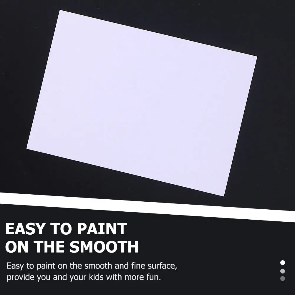 100Pcs 학생 초보자를 위한 고급 표면 수채화 종이 드로잉 용지 연필 잉크 크레용과 호환 가능