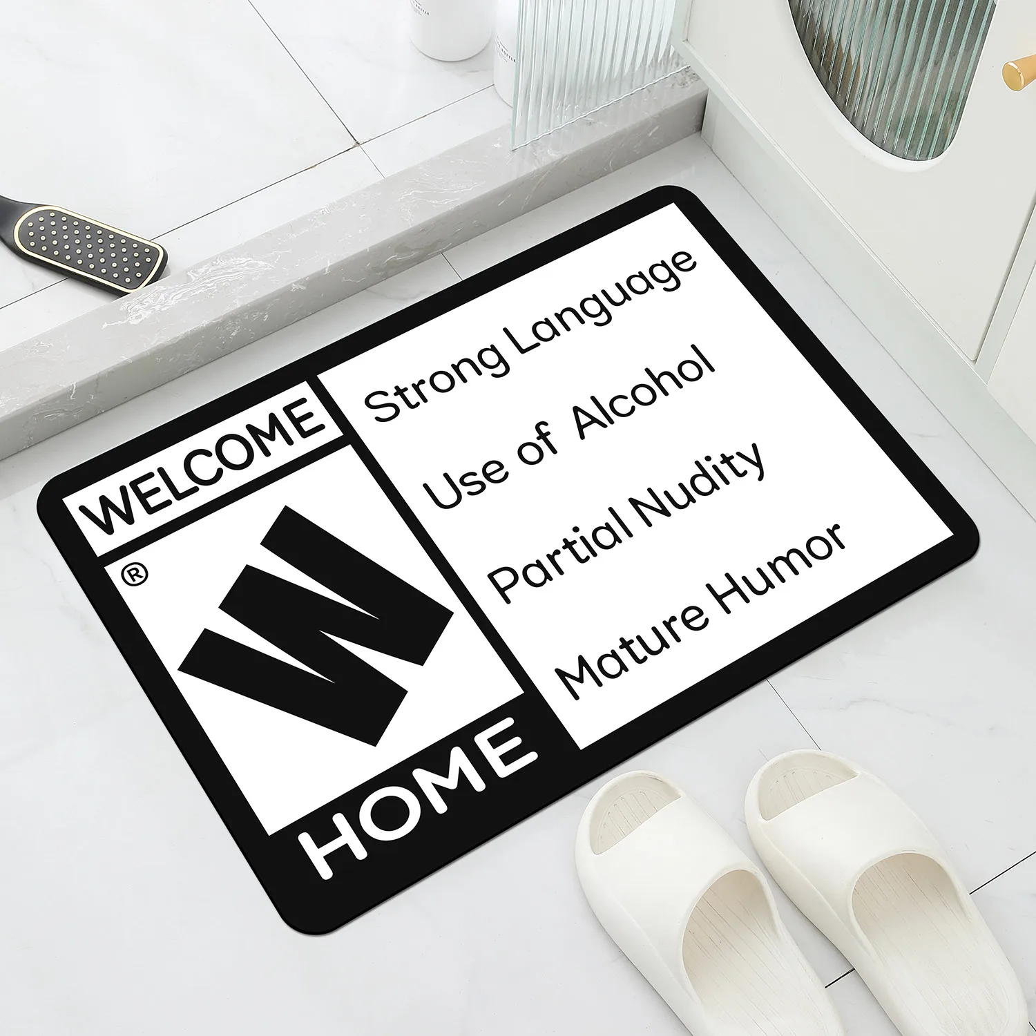 Floor Mat Non Slip Mat Fun Doormat Door Mat Interesting Phrase Non Slip Machine Washable For Indoor Outdoor