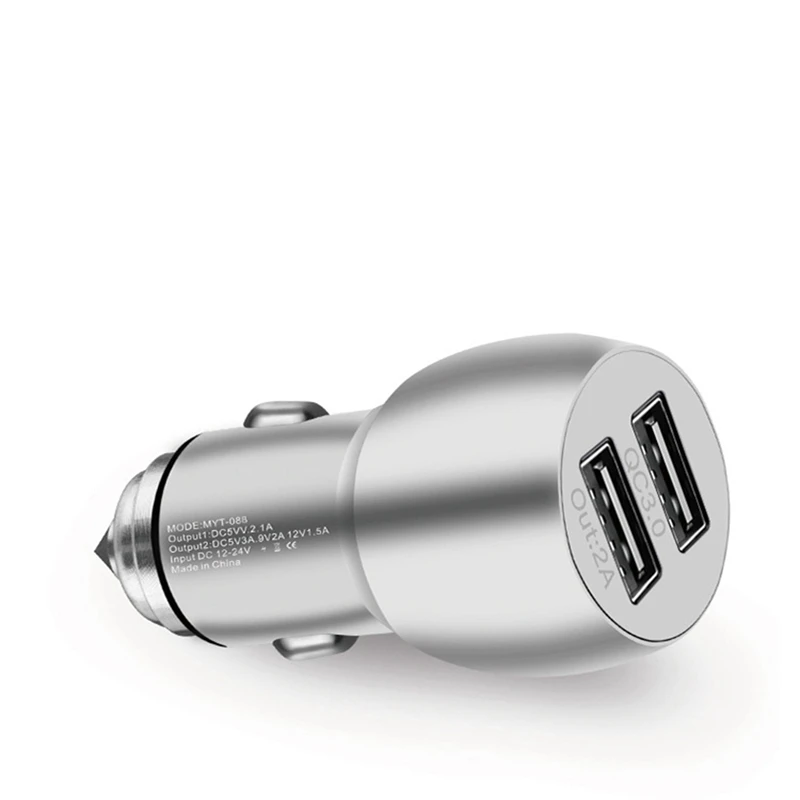 

Автомобильное зарядное устройство USB, 5 А, 2 порта, 12-24 В
