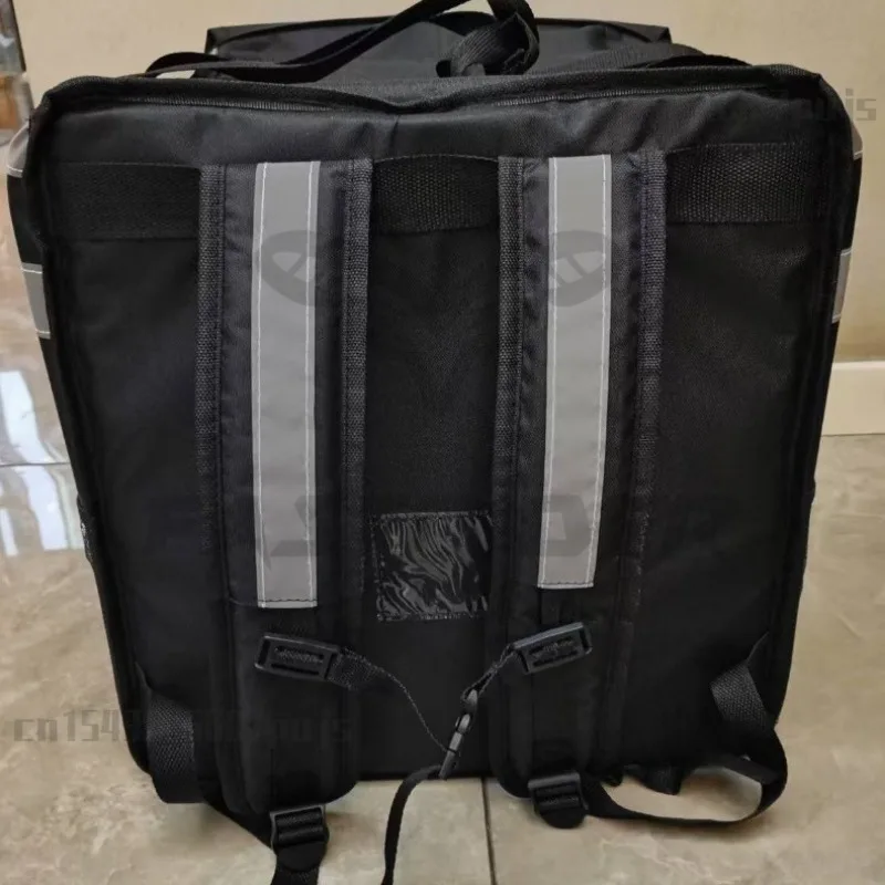 Insulated Food Backpack Widened Shoulder Straps Large Capacity Pizza Delivery Bag Thermal Lunch Bag Folding -Picnic Basket