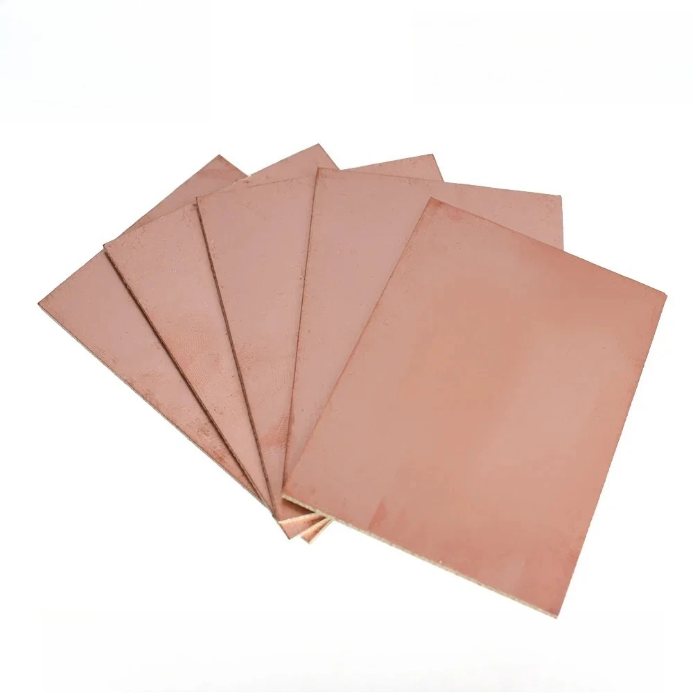5/10PCS FR4 Single Sided PCB 5x7cm 10x15cm Copper Clad Plate Laminate Circuit Board 5*7cm 10*15cm Diy PCB Kit