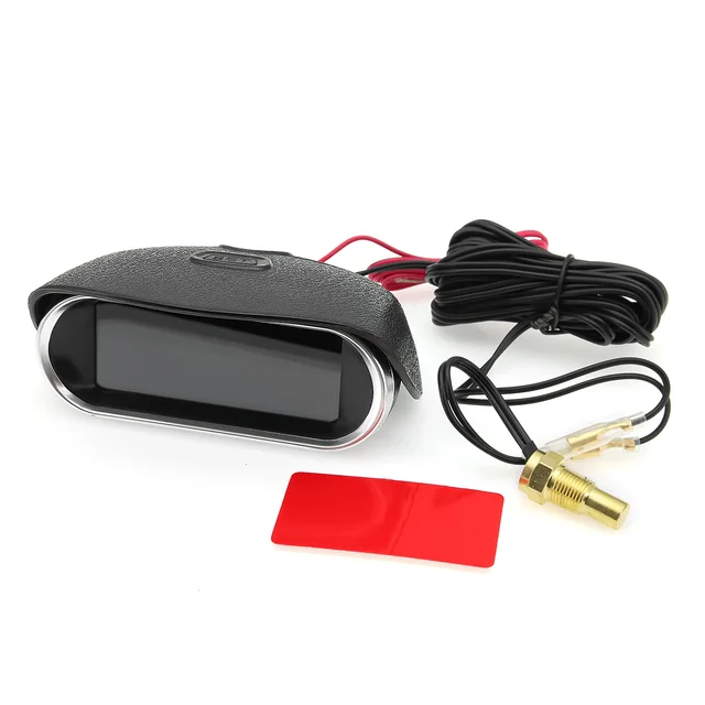 Voltmetro E Termometro Digitale 2-in-1 Per Auto - 12V/24V, Display LED, Per Batteria E Temperatura