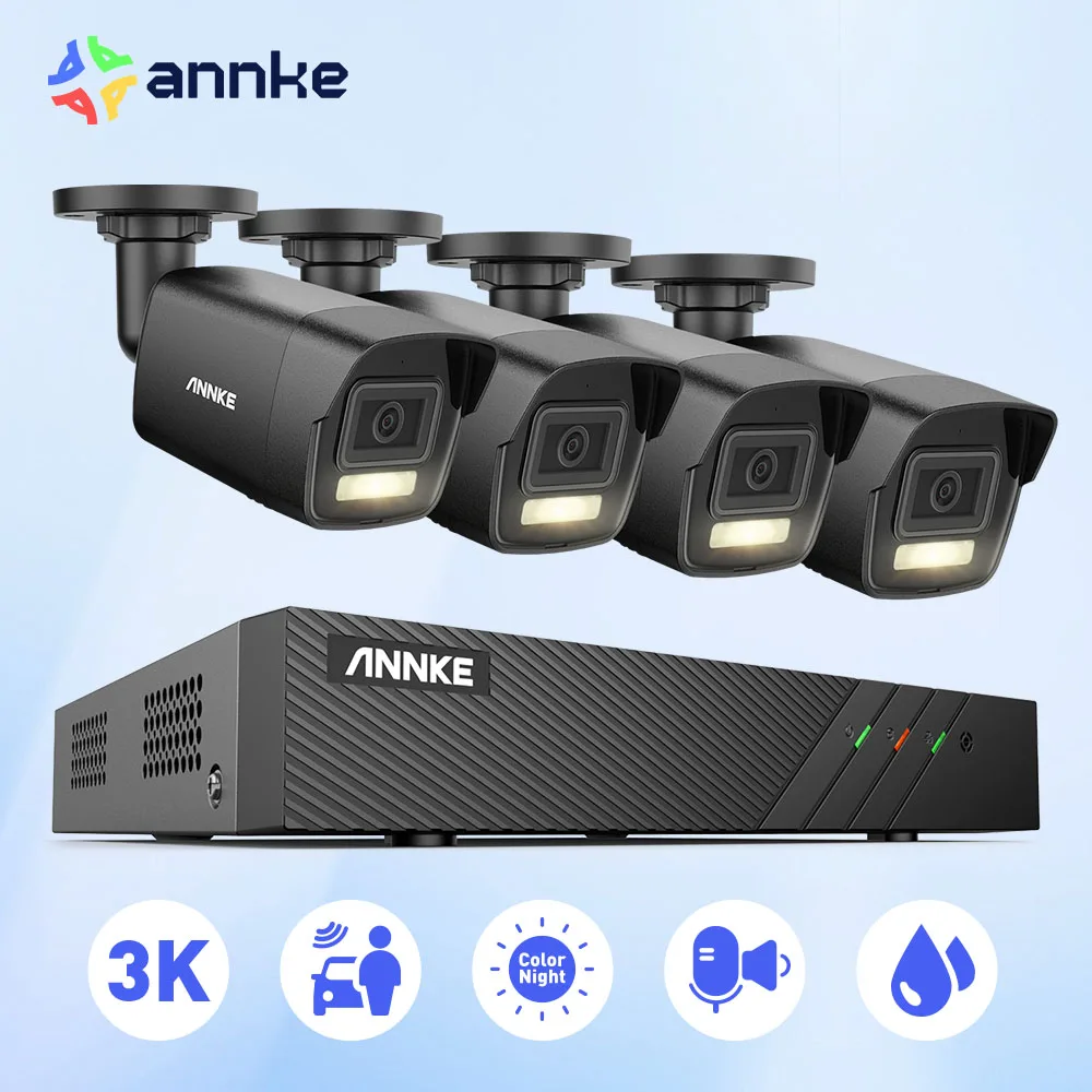 ANNKE H500 5MP Super HD 8 Channel 6 Cameras PoE CCTV System - ANNKE Store