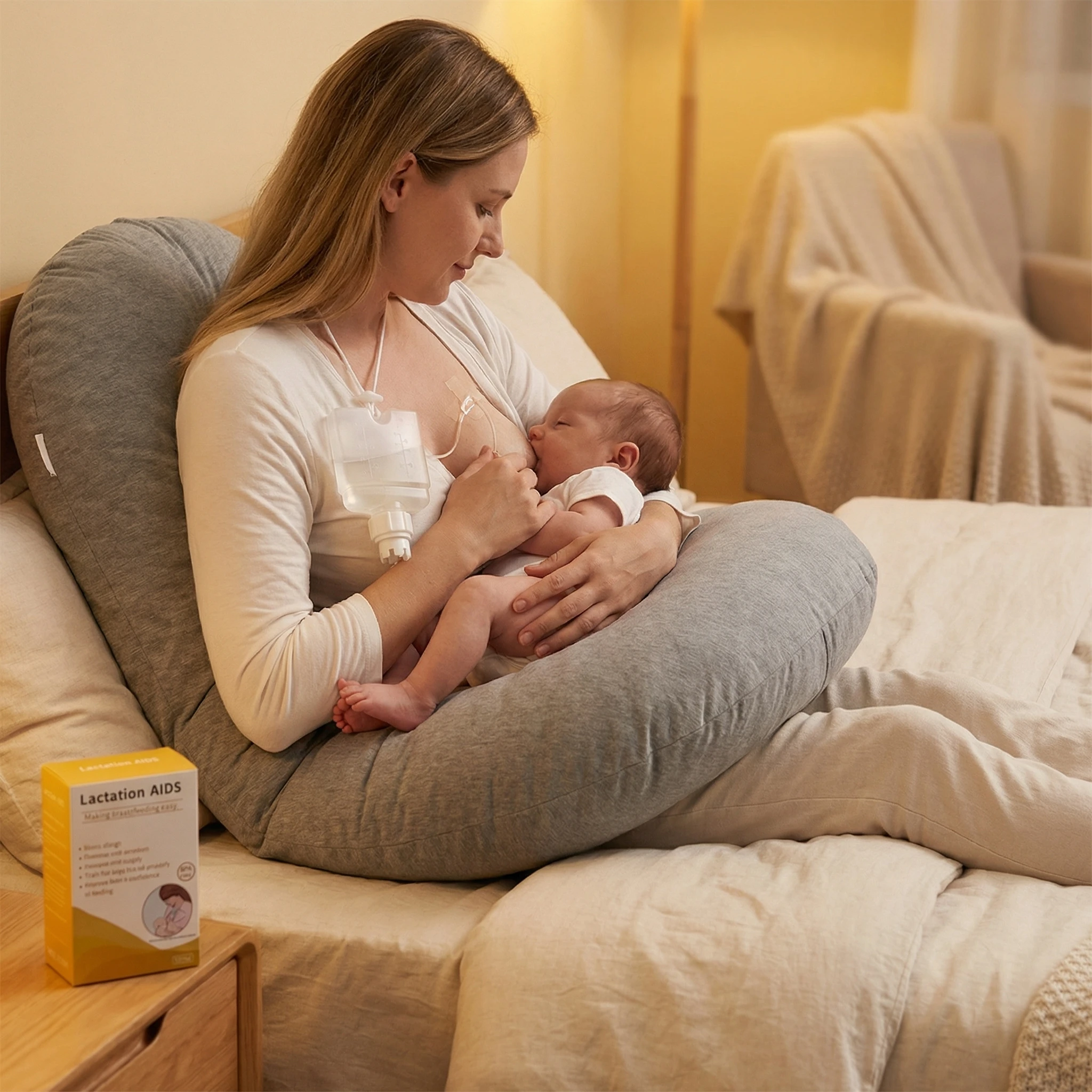Liberi la nave Allattamento al seno Neonato Essenziale - Sistema di allattamento supplementare senza BPA Biberon per la nutrizione del bambino Combo Alimentazione del bambino - immagine 3