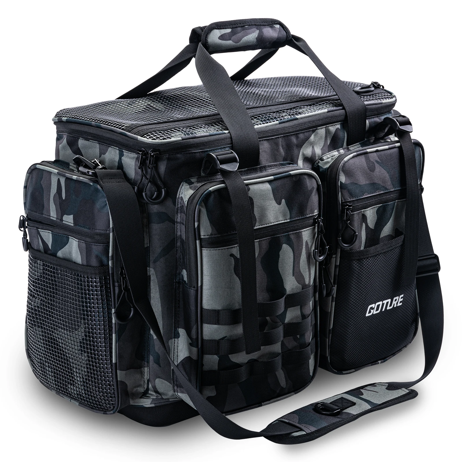 Sac à Dos De Pêche Polyvalent - Coffre Gréement Pour Leurres, Camping, Randonnée, Chasse