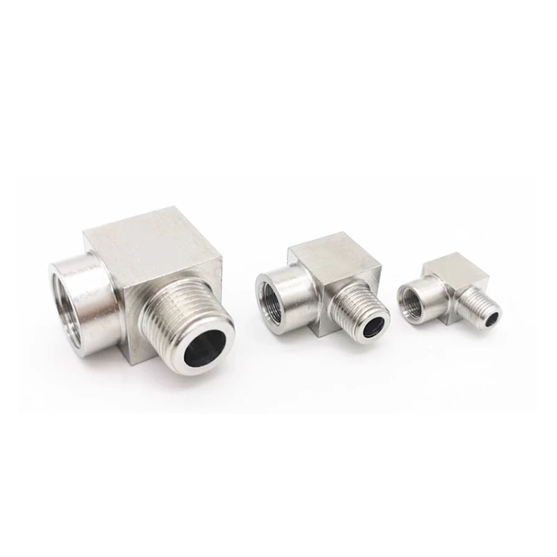 1 PC High Presssue 1/8" 1/4" 3/8" 1/2" 3/4" 1" Female Male Elbow Angle 90 Degree Coupler 304 Stainless Pipe Fitting Water Gas pipe fitting,water pipe fitting,hose pipe fitting