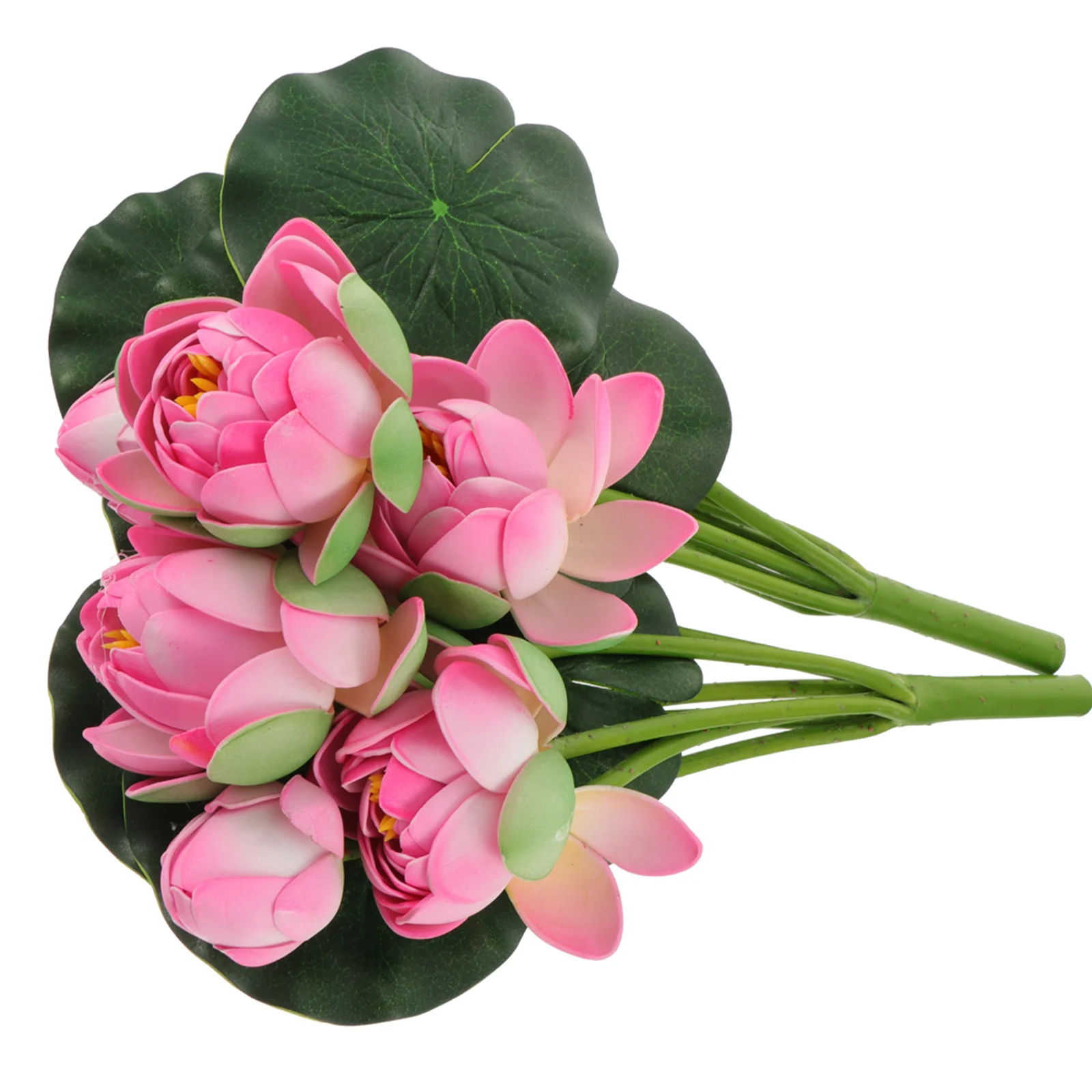 

Simulation Lotus Decoration Flower Photo Props Lifelike Fake Artificial Adornments Wedding Plant Table Vase