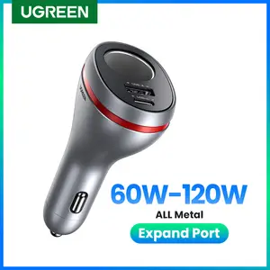 Bgreensugreen 69w Usb-c Car Charger - Dual Port Pd/qc 4.0 Fast Charging  For Iphone & Samsung