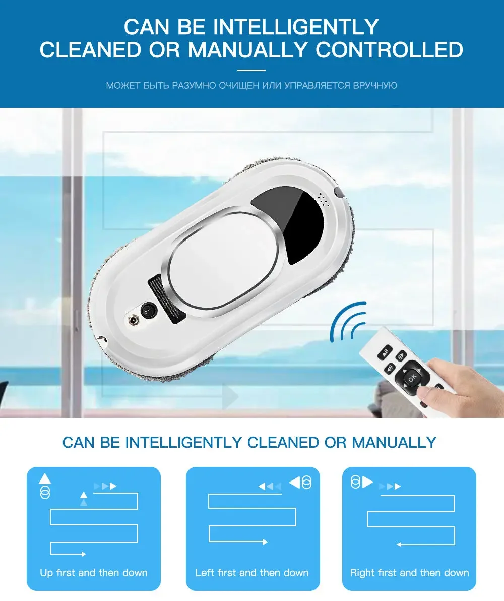 Window Cleaning Robot Window Glass Robot Window Cleaner Robot Window Cleaner Window Cleaner Robot Window Cleaner Silver Black 4