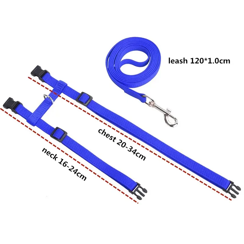 Cat Harness with Leash and Collar Set 6