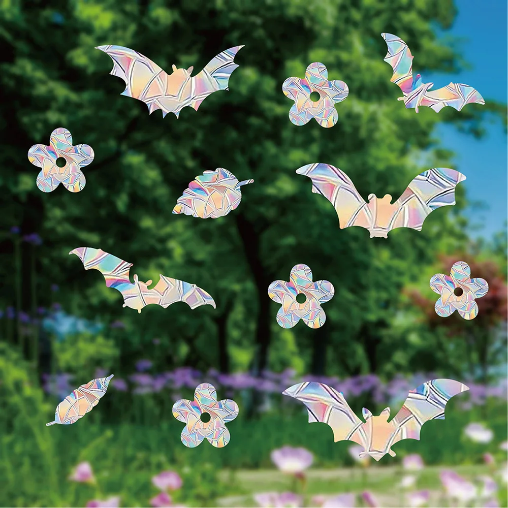 Sunshine Catcher Colorful Window Stickers Rainbow Prism Butterfly Electrostatic Glass Anti-collision Ornament