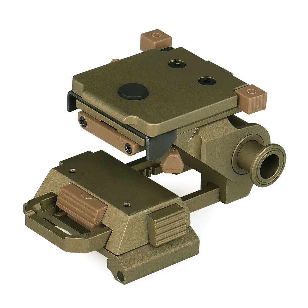 PPT L4 G24 Helmet NVG Mount Night Vision Fast OPS Helmet Parts NVG Mounting Breakaway Base Adapters Dark Earth Color gz240049