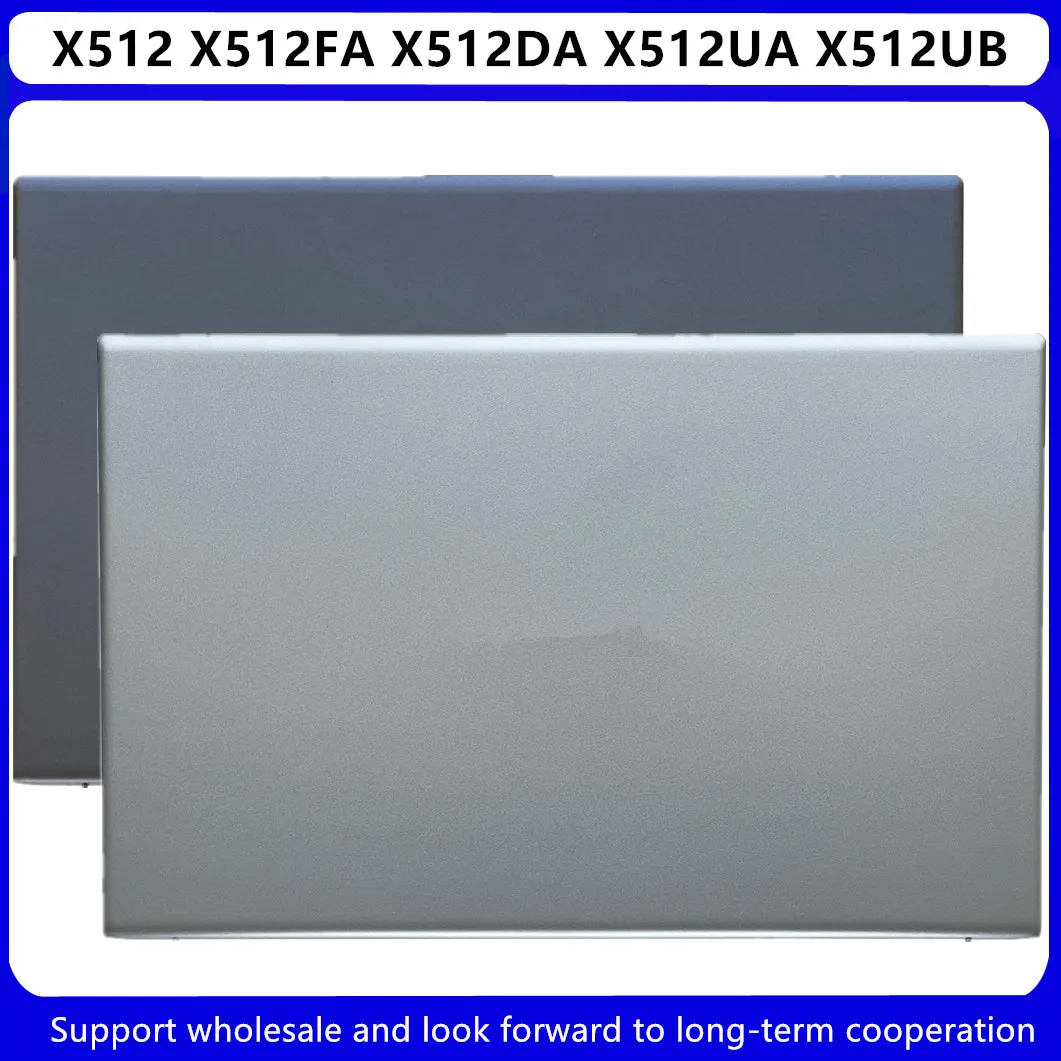para Asus Vivobook X512 X512fa X512da X512ua X512ub V5000f V5000d Lcd Capa Traseira um Escudo Cinza Prata Novo