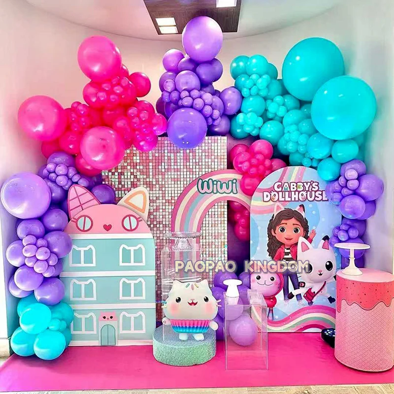 Gabby’s Dollhouse Birthday Decoration: The Ultimate Cats-Themed Balloon ...