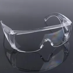 Transparent Anti - Shock Protective Goggles (WHITE)