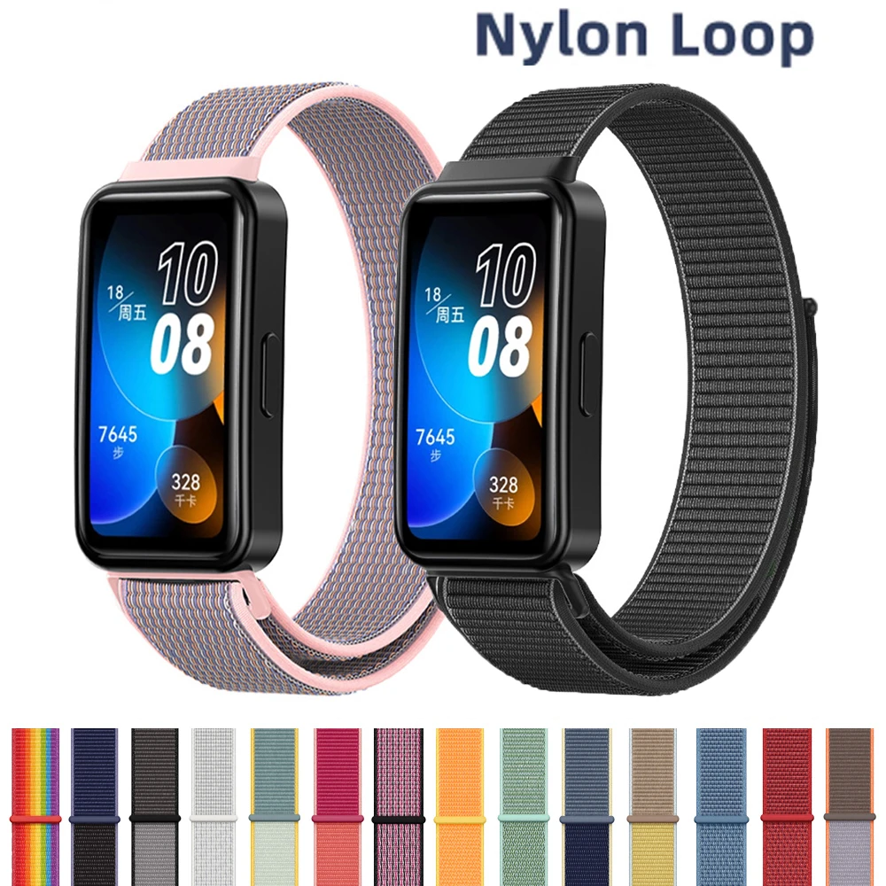 

Nylon Loop Bracelet for Huawei Band 8/9 Strap Replacement for Huawei Band 8 Band Sport Correa for Huawei Band8/ 9 Pulsera