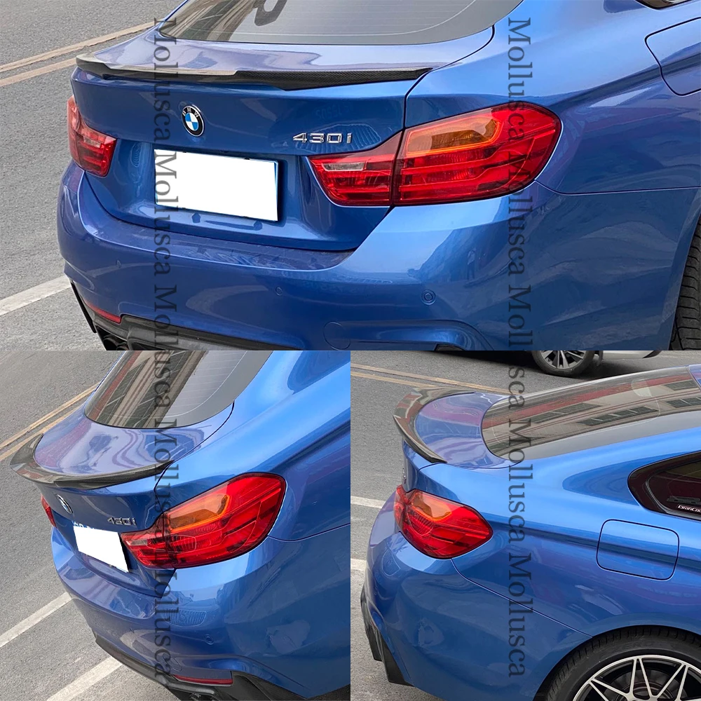 Alerón Trasero De Fibra De Carbono Real Para BMW Serie 5 F10 (2011-2017) - Estilo M4 - Instalación Fácil