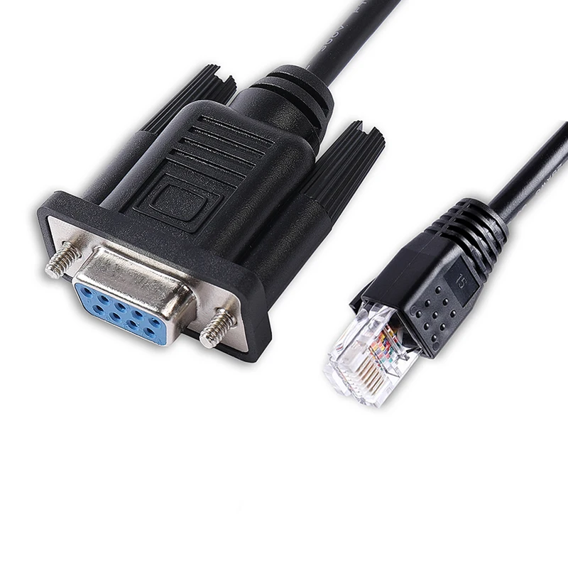 MPP 태양광 인버터 PC 통신용 RJ45 8P8C 통신 케이블에 대한 9Pin D-Sub DB9 암 RS232 직렬