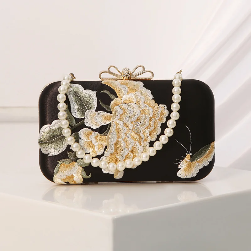 Embroidered Evening Bags Matching Bag Women's Evening Dress Bags Clutch Bag Stylish one shoulder crossbody bag Purses Women Bag