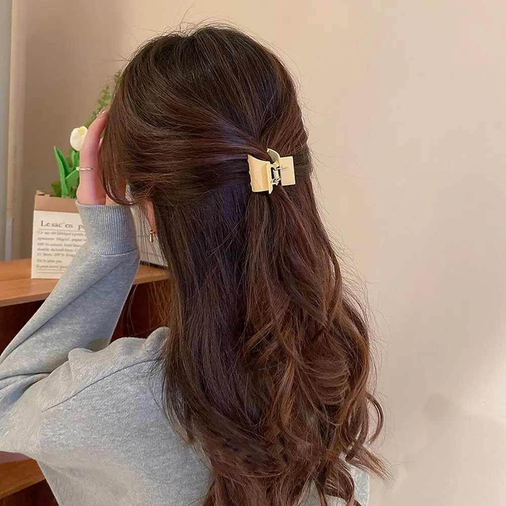 

Винтажный элегантный ретро мини матовый головной убор Женский Украшение для волос корейский стиль заколка для волос конский хвост фиксированный артефакт Заколка-краб для волос