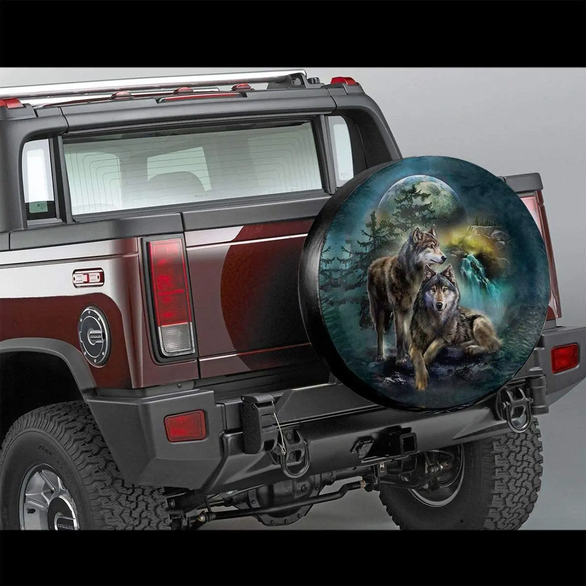 Foruidea 3D Printed Wolf Spare Tire Cover Waterproof Dust-Proof UV Sun Wheel  Tire Cover Fit for ,Trailer, RV, SUV and Many AliExpress