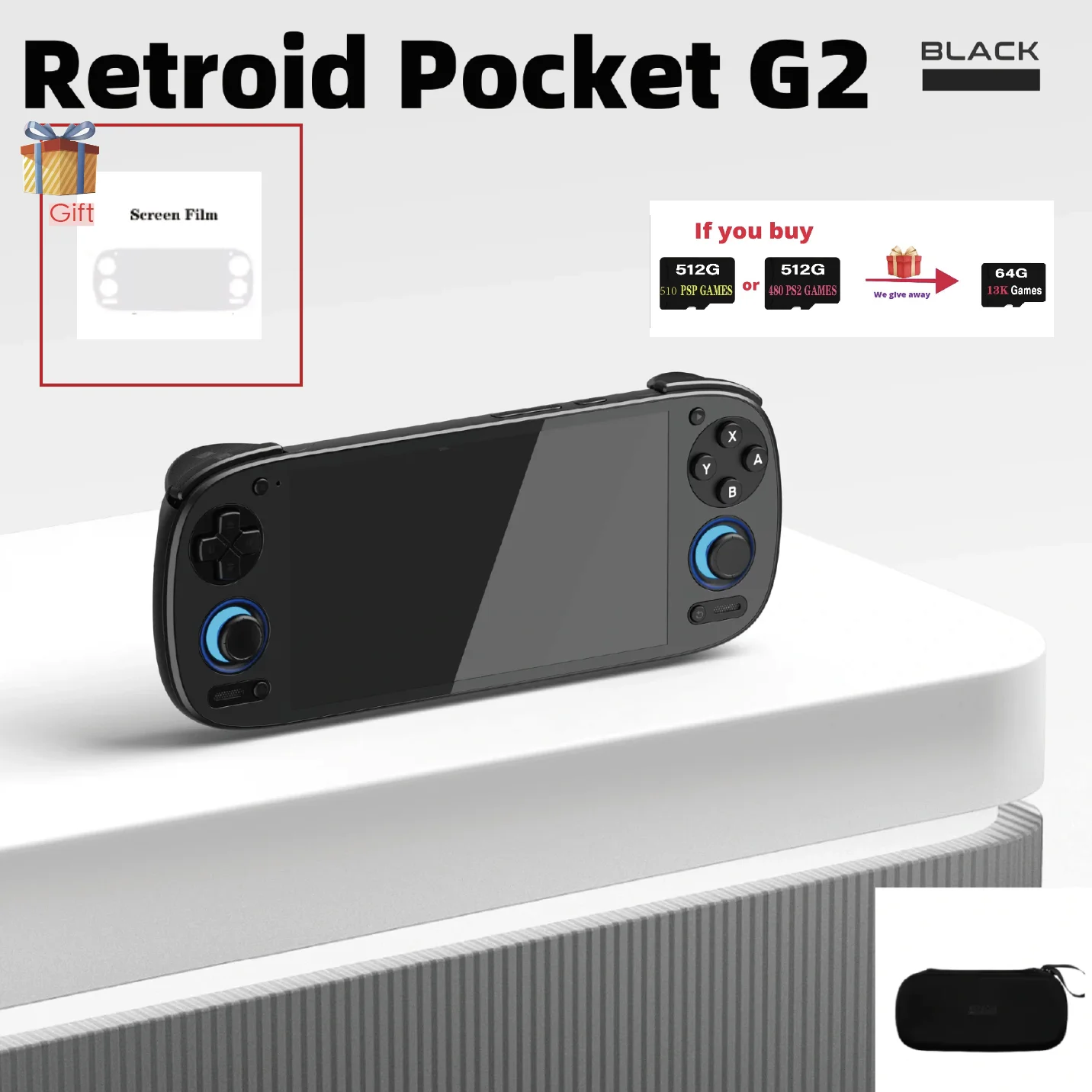 Retroid Pocket G2 携帯ゲーム機 RP G2 Android 15 5.5インチ 1080P