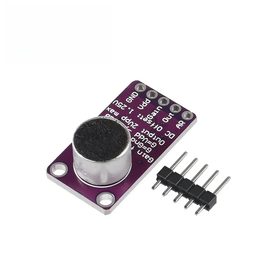 1-10pcs MAX9814 Microphone AGC Amplifier Board Sound Sensor Module Auto Gain Control Attack for Arduino MAX4466 PCB Board Diy image 12