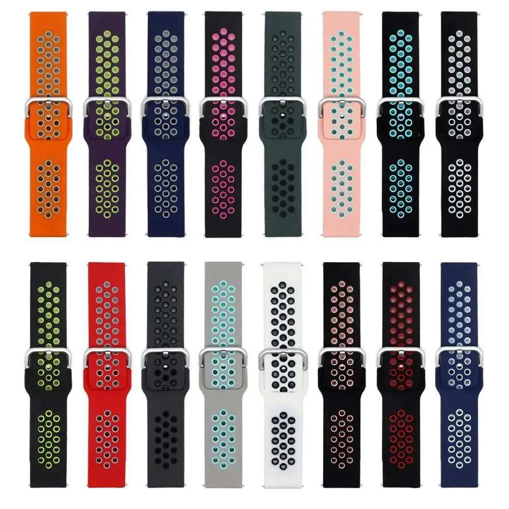 Versatile Silicone Sports Watchband - Multiple Sizes Available