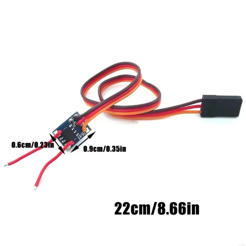 L9BC Micro Electronic Speed Controller Used in Mini Car, Mini Model Aircraft Good Heat Dissipation for Toy Car Assembly