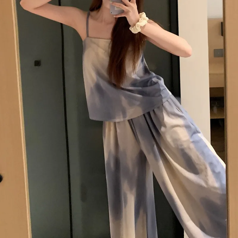 Pajama Pants Set Women's Clothing Homewear Summer New High-quality Comfortable Casual Breathable Fashionable Loose Large Size