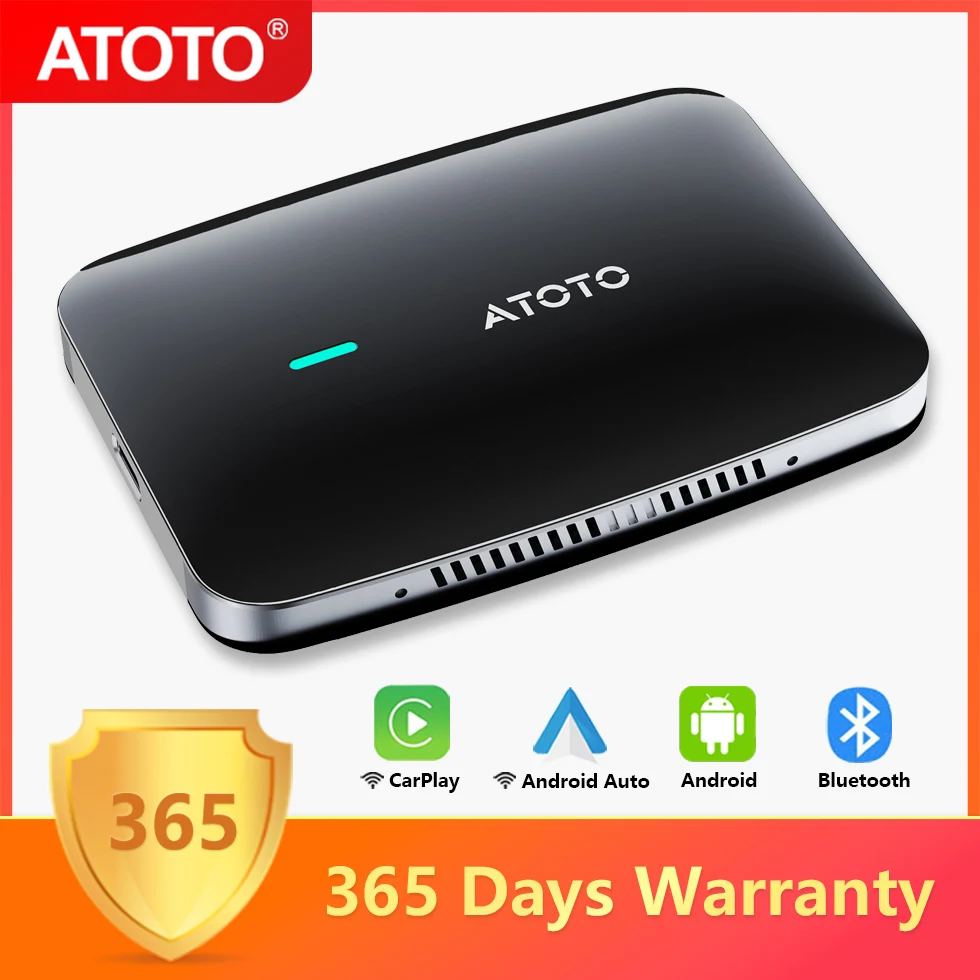 ATOTOカースマートAIボックスAndroidシステム4GB 32GB Apple