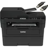 Monochrome Laser Printer All-in-One with Wireless, Auto 2-Sided Printing, Print Scan Copy, Bundle with JAWFOAL Printer Cable 1