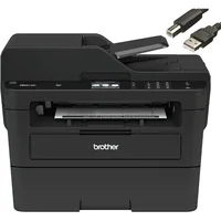 Monochrome Laser Printer All-in-One with Wireless, Auto 2-Sided Printing, Print Scan Copy, Bundle with JAWFOAL Printer Cable 1