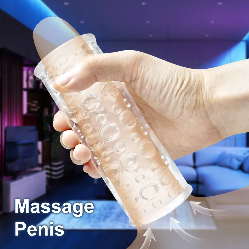 usable Male Masturbator Sex Soft Silicone Realistic for Men Masturbatings hine Erot_voghion.com