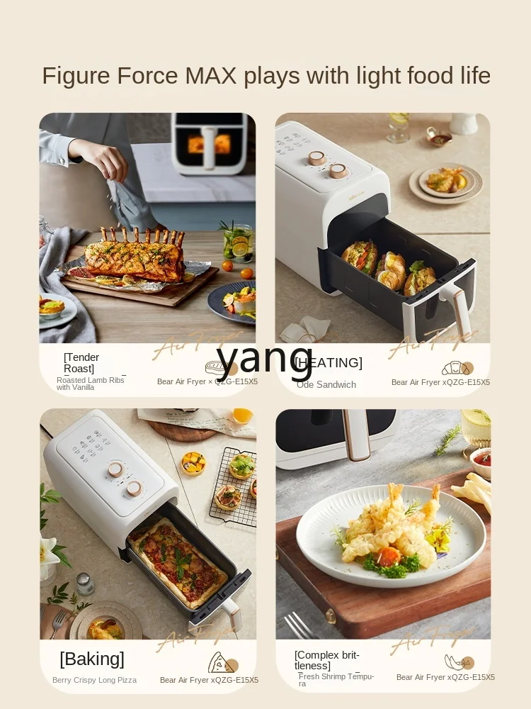 L'm'm New Homehold Large Capacity Electric Oven 6L Visual Integrated Multifunctional Air Fryer